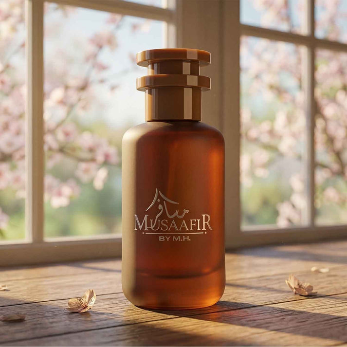 Musaafir Perfume - Premium Fresh Citrus & Amber Fragrance
